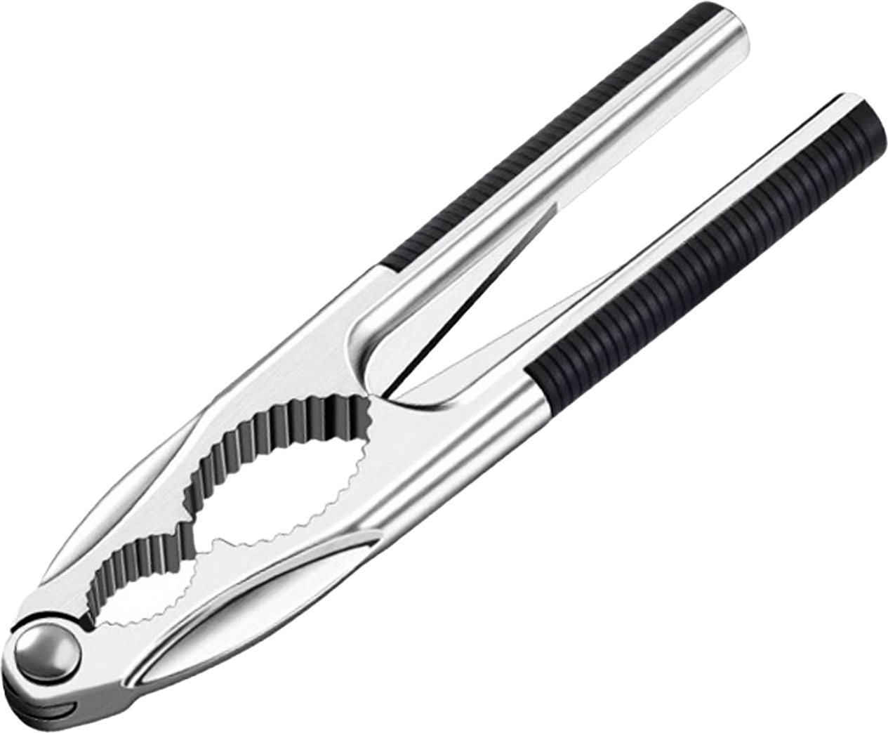 Homedvery Nussschalenöffner, Nussschäler-Werkzeug zum Walnussknacken, tragbare Küchen-Nussöffnermaschine, verschleißfester, rostfreier Nussknacker 4306318@  Hdvery