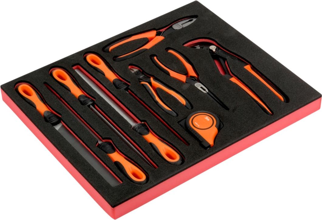 Bahco Fit&Go 2/3 Schaumstoffeinlage Feilen-/Maßband-/Zangensatz - 10-tlg. FF1F5001