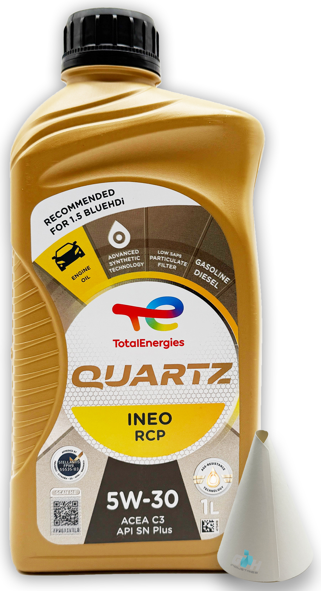 SGplusMH Total Quartz Ineo RCP 5W-30 | 1 L | Stellantis FPW9.55535/03 | PSA B71 2290 | 473419
