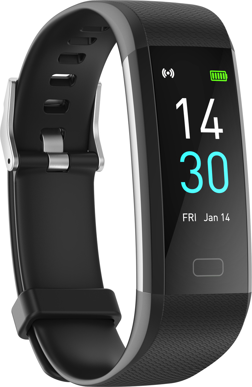 KINSI Damen Herren Smartwatch (3,9 cm/1,3 Zoll, iOS Android) Fitnesstracker Smartwatch, IP67 wasserdicht, Herzfrequenz, Blutdruck, Blutsauerstoff, Schlaf