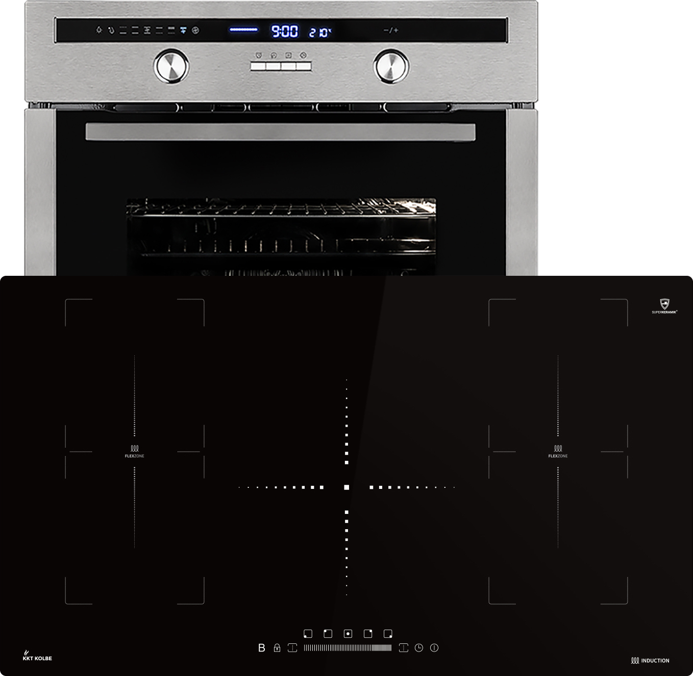 Backofen und Induktionskochfeld SET8013IH890FZ