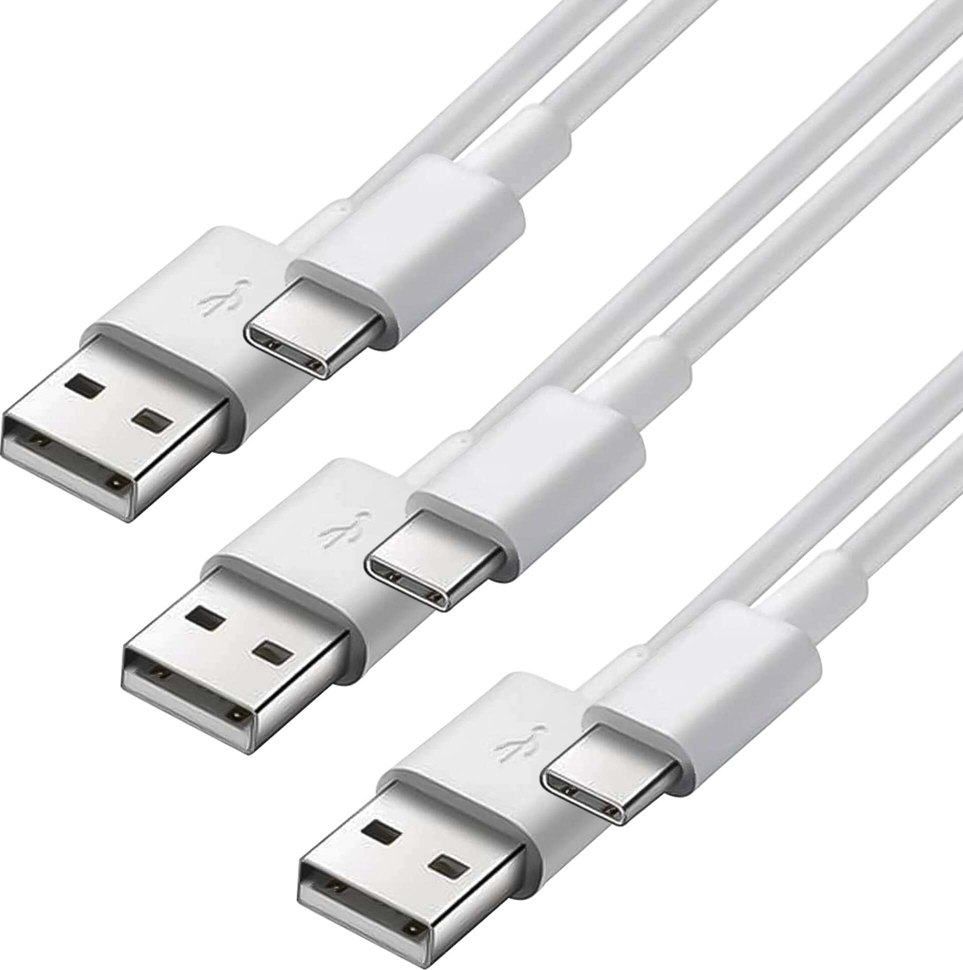 Rýchlonabíjací kábel USB-C 1m/2m - Power Delivery, USB-A alebo Type-C na Type-C, 1/2/3/5/10 kusov pre Samsung, iPhone, iPad, MacBook, Android a ďalšie - USB Type-C 1 meter / 3 kusy