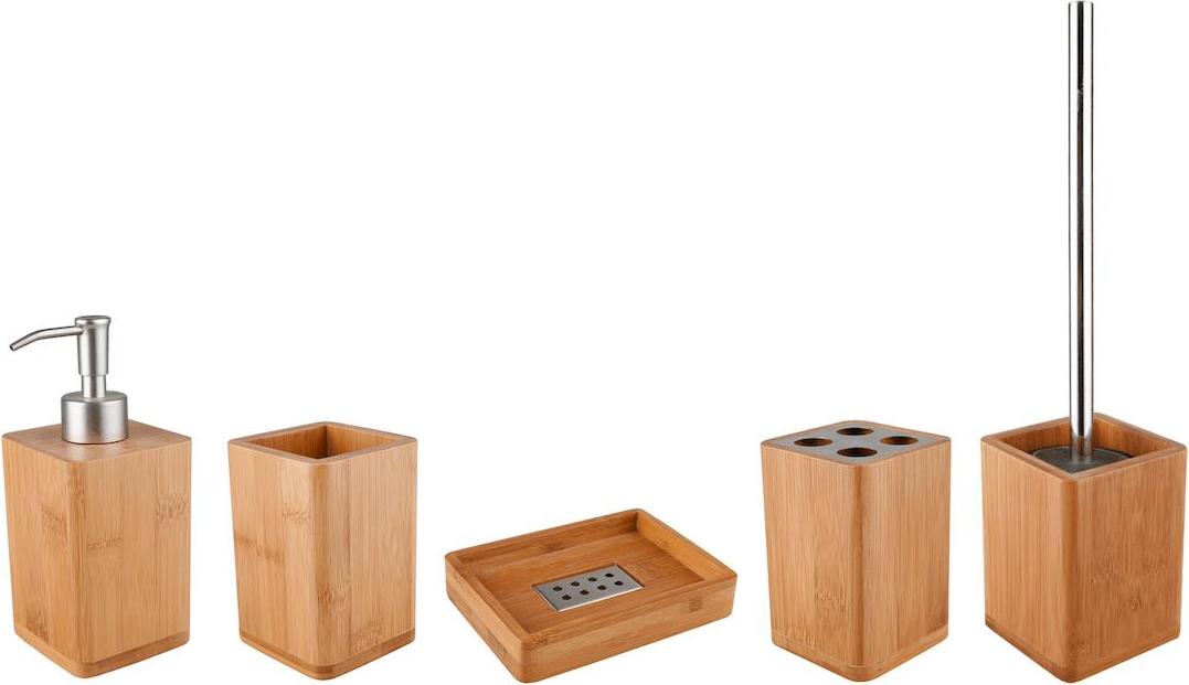 SAT LATIA Bad Accessoires Set aus Holz SADALAT