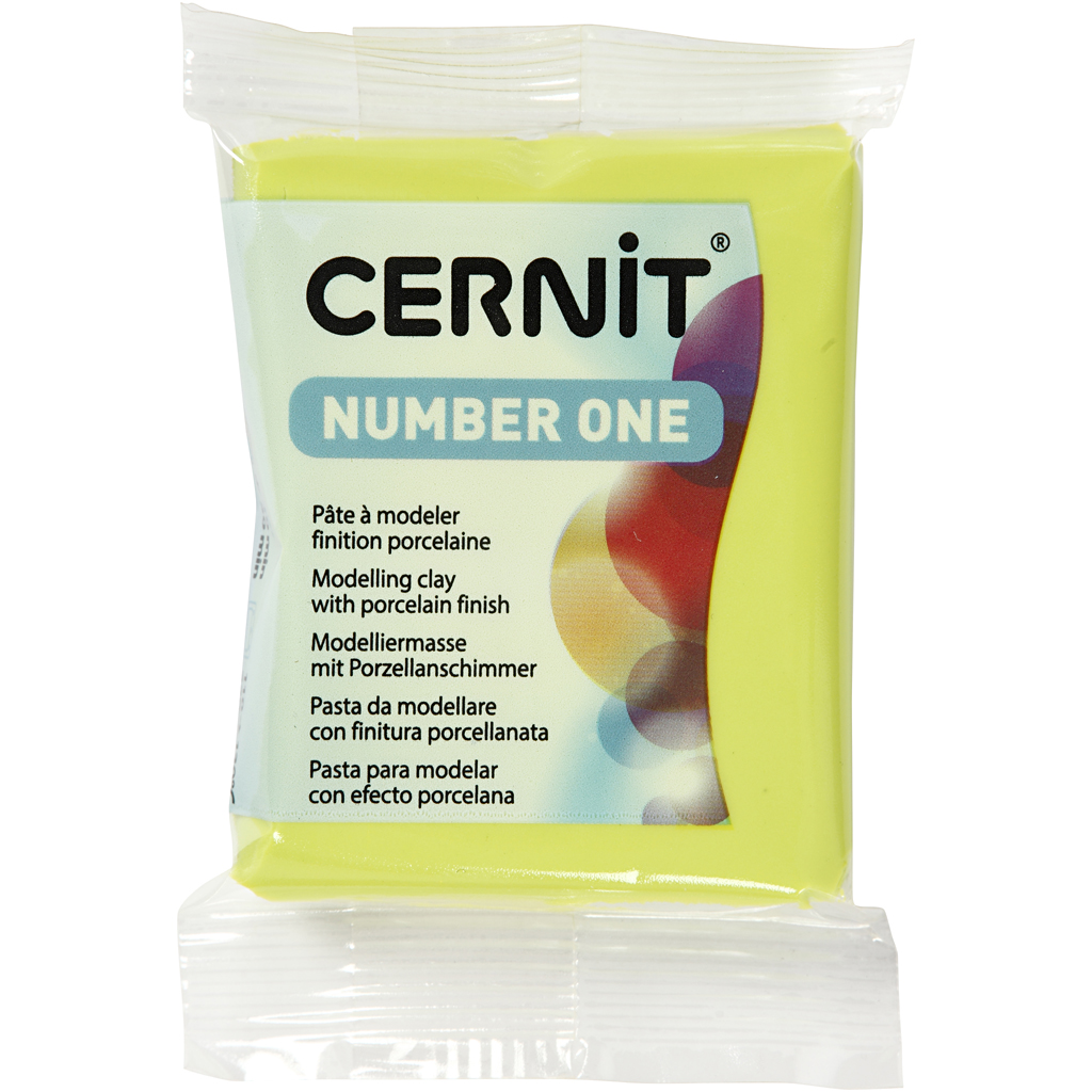 Cernit Polymer Clay N°1 Polymer-Ton Lime Green 56 g CE0900056601C