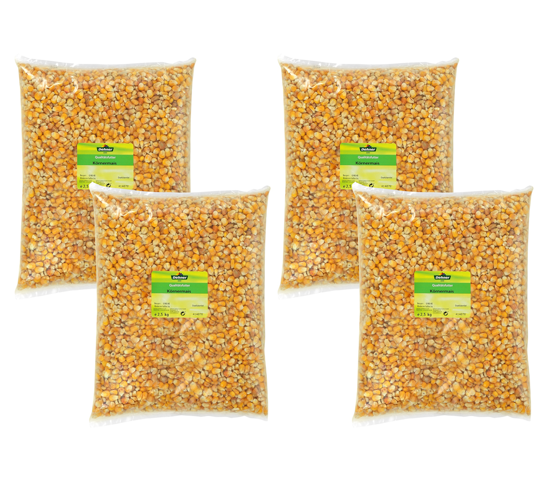 Dehner Körnermais Einzelfuttermittel, 4 x 2.5 kg (10 kg) 5266960