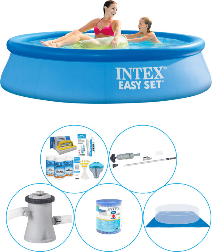 Bazén Super Deal - 6 kusov - Intex Easy Set Round 244x61 cm