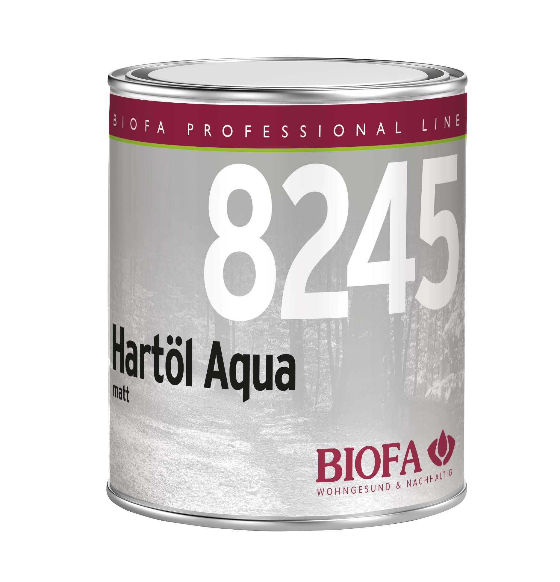 BIOFA Naturprodukte W.Hahn GmbH BIOFA Hartöl Aqua matt 8245 0,375L