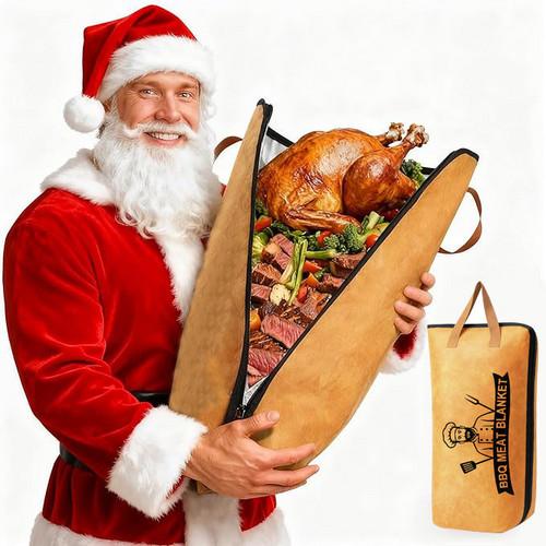 Meiyi 21-Zoll-BBQ-Decke zum Ruhenlassen von Fleisch, isolierte Räuchertasche für Truthahn, Rinderbrust und Schweinefleisch, hält Fleisch saftig
