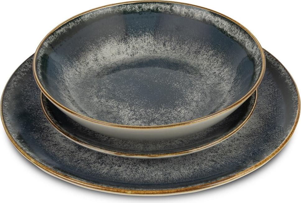 Geschirr 18-teilig – Berlinger Haus BH10302 | Grau 507145