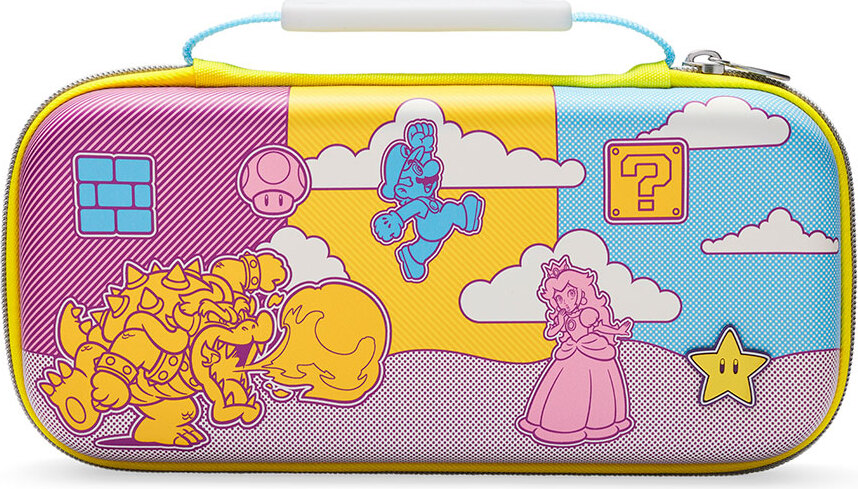 PowerA NSCS0342-01, Tvrdé puzdro, Nintendo, Viacfarebný, Nintendo Switch, Nintendo Switch Lite, Nintendo Switch OLED, Zips, 150 mm