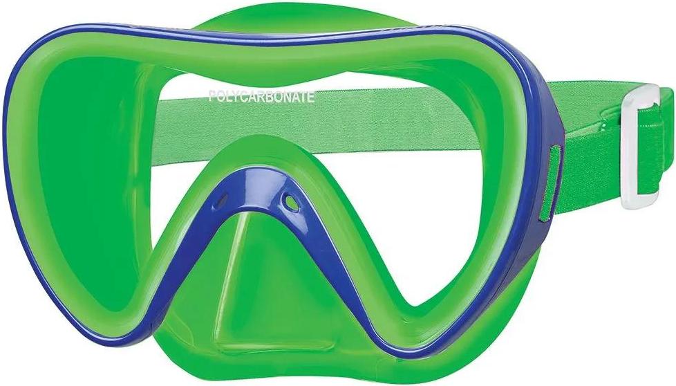 Mares Aquazone Turtle Tauchmaske Grün,Blau Jungen,Mädchen Grün,Blau One Size 411249-SCBL-GN