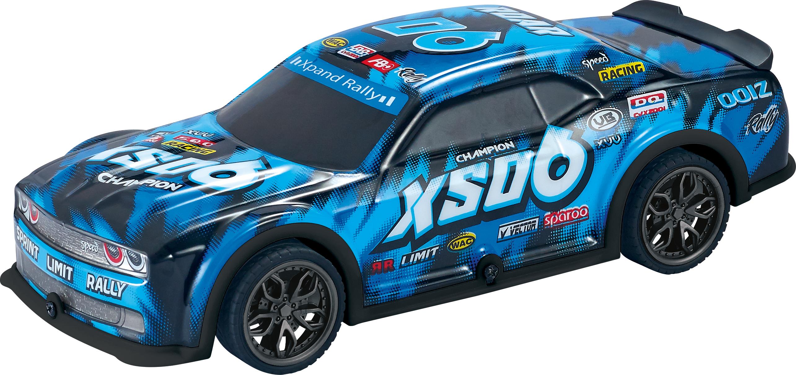Wiky Rennwagen mit Effekten, blau, 19,5 cm