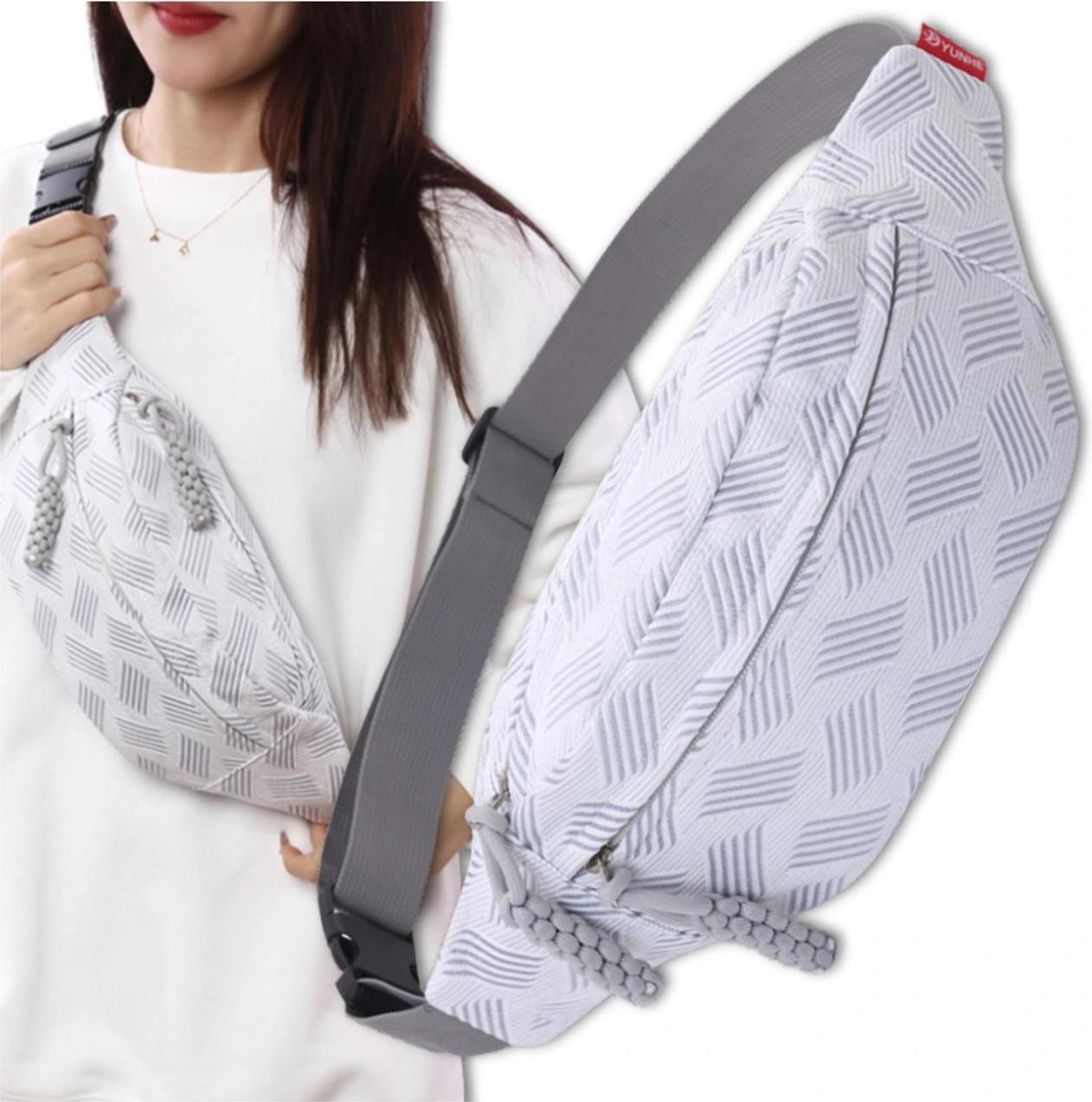 EDIBAZZAR | Sportliche Bauchtasche, Damen-Bauchtasche, Herren-Bauchtasche, grau CXZ_2