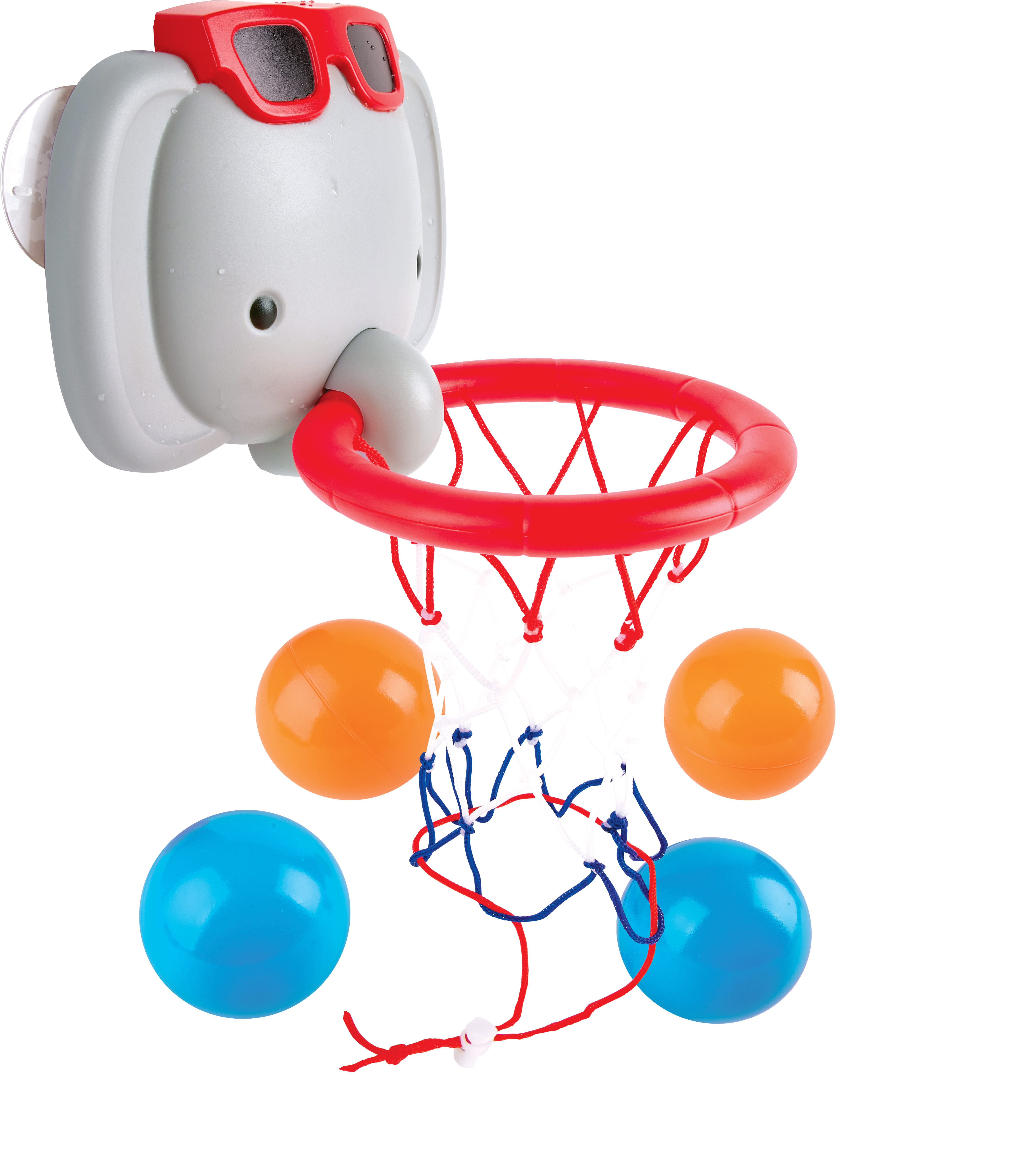 HAPE Spielwaren Badespaß mit Badespielzeug Kleinkind bayw1120 Spielzeug dem Elefanten-Basketballkorb