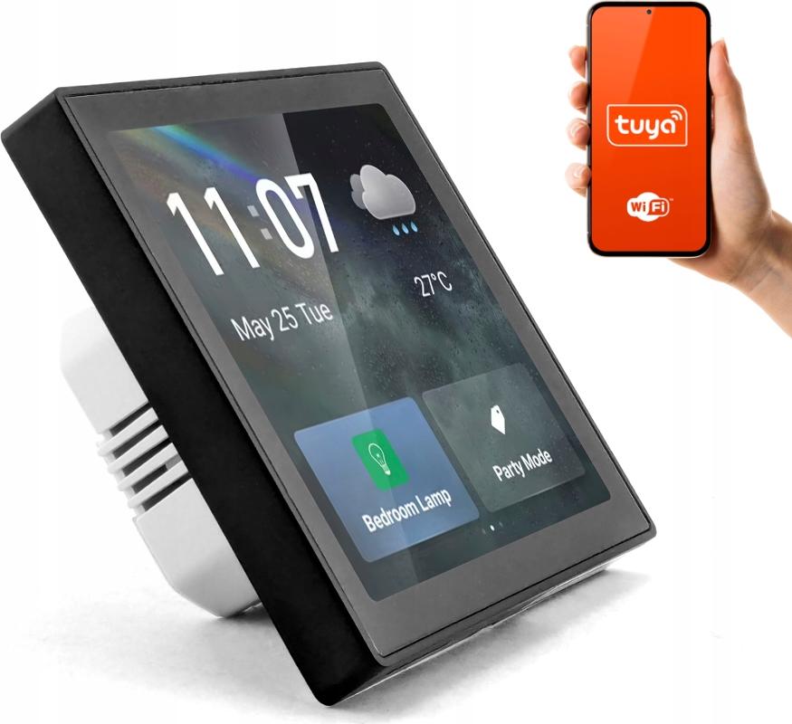 Tuya Dotykový diaľkový ovládač Zigbee Gateway LCD ovládací panel WiFi Bluetooth