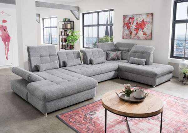 Benformato Arezza: Wohnlandschaft für Ihr Zuhause : vorstehend rechts : Grau Ausrichtung: vorstehend rechts Farbe: Grau