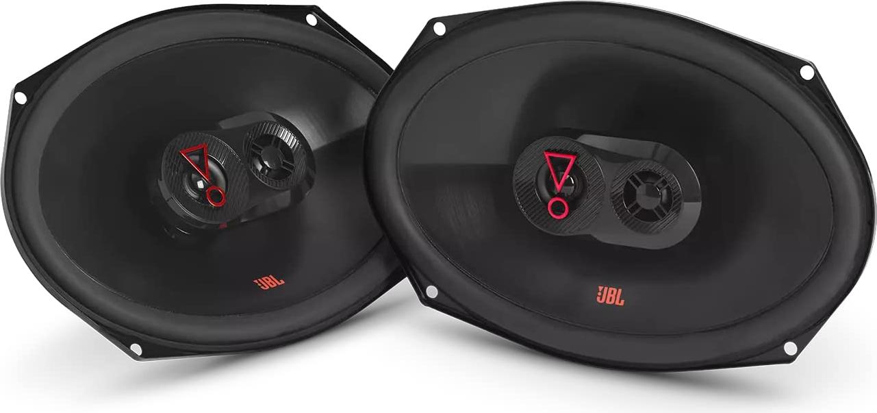 JBL Stage3 9637F 3-Wege Auto Lautsprecher Set von Harman Kardon ohne Gitter - 375 Watt KFZ Ovale Autolautsprecher Boxen - 6 x 9 (152 mm x 230 mm)