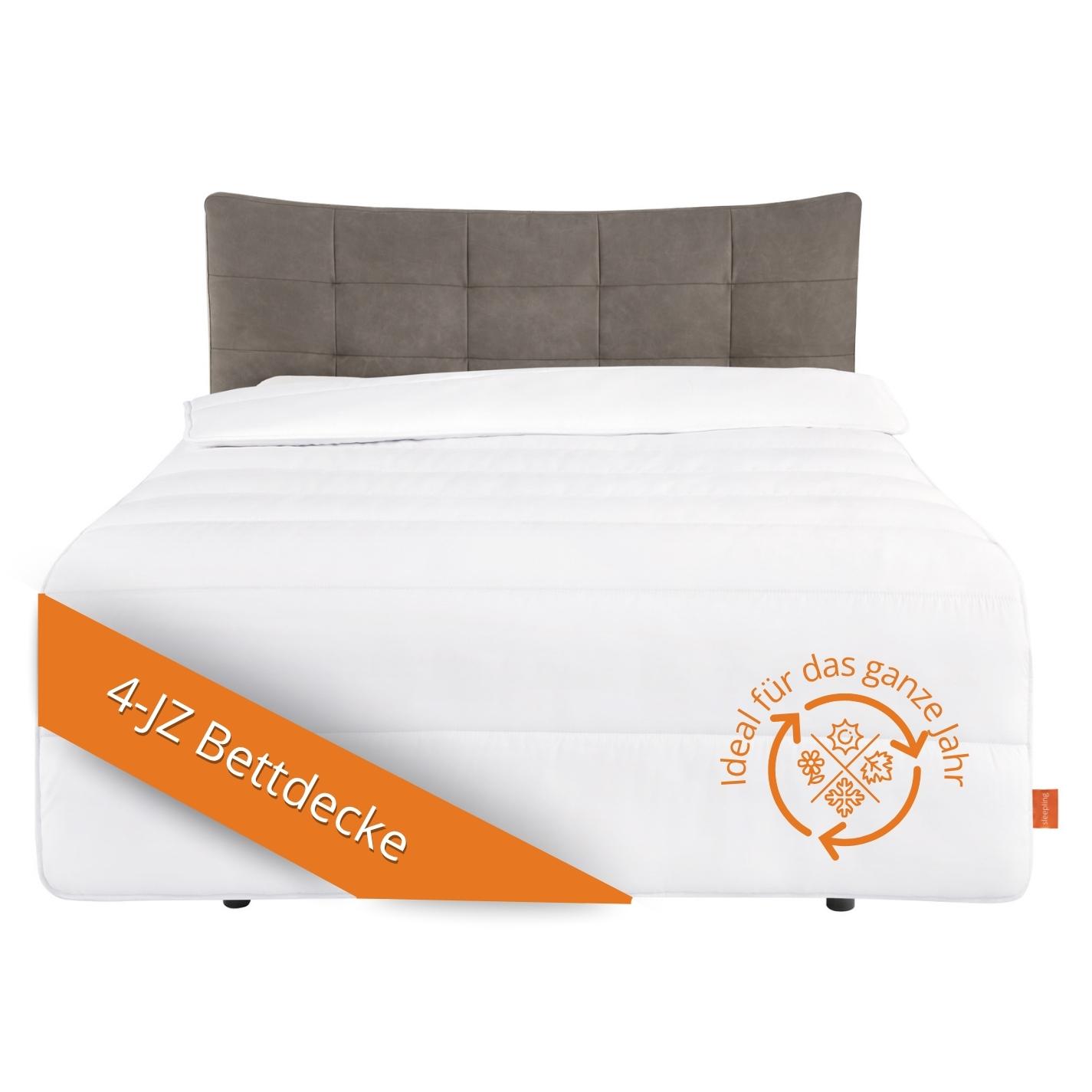 Bettdecke 155 x 220 cm, Energiespardecke, 4-Jahreszeitendecke, 100% Mikrofaser, sleepling 19000009925