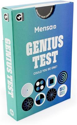 Professor Puzzle Rätselspiel Mensa-Genie-Test: 50 Karten für Gehirnjogging und Logikaufgaben