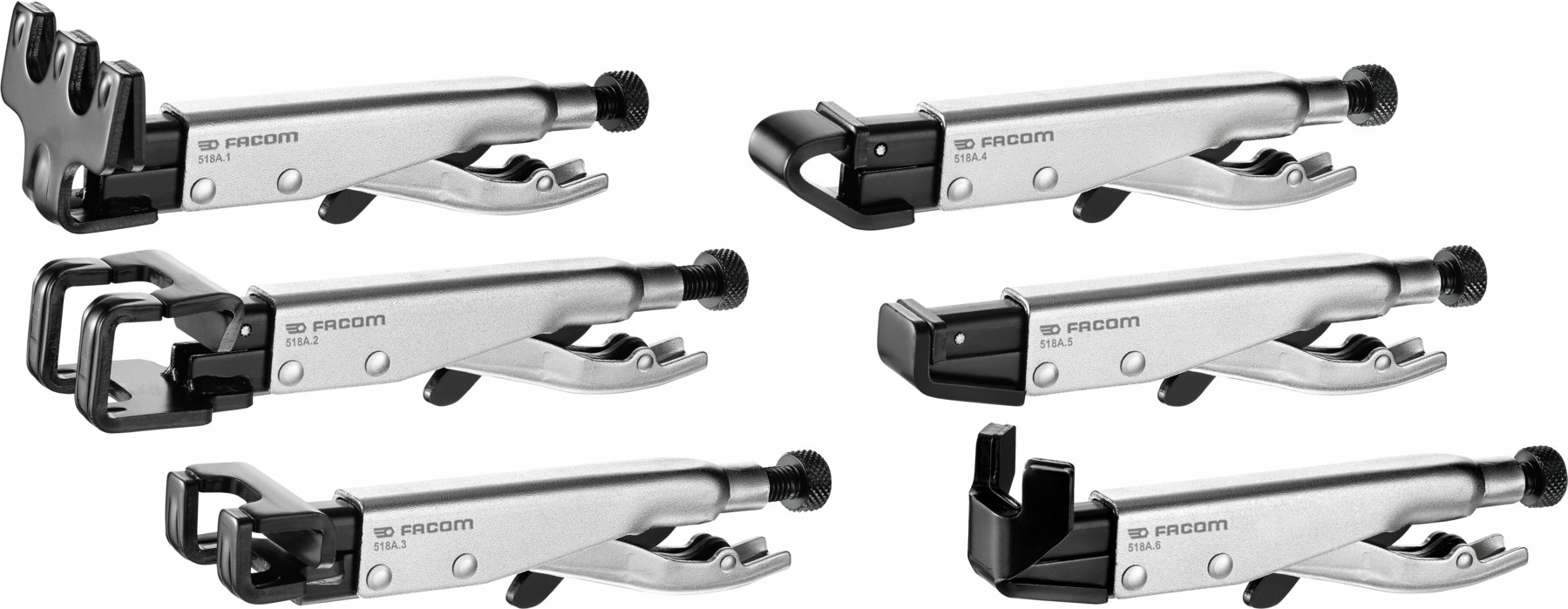 FACOM 6 Gripzangen für Karosseriebauer 518A.J6PF