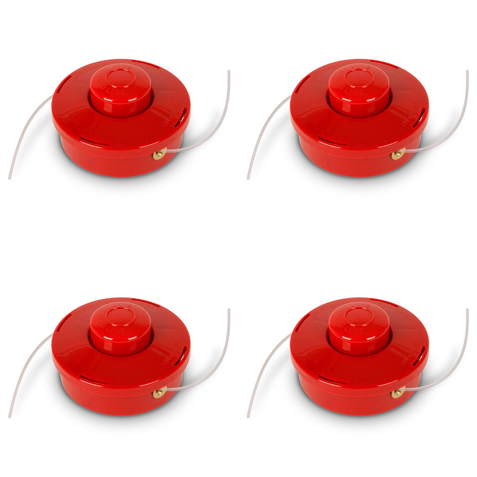 EBERTH 4X Fadenkopf (4 Stück), Gewinde M10 x 1,25 Links, Drahtstärke 3mm, Drahtlänge 2,3m, mit Tippautomatik GW2-FD4