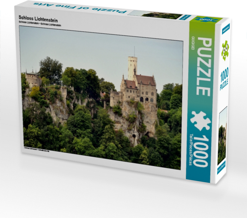 Calvendo Schloss Lichtenstein 1000 Teile Puzzle quer 640x480mm, CALVENDO; 7296779
