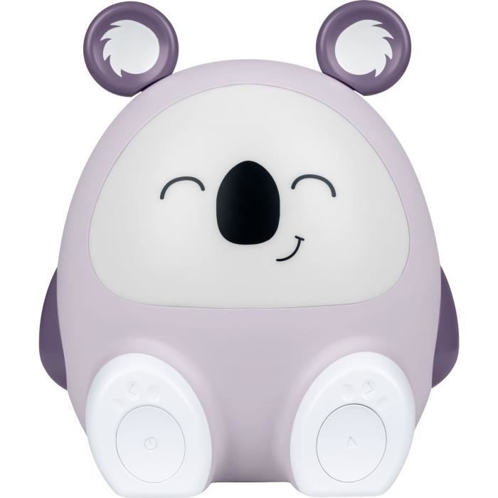 Bluetooth reproduktor s osvetlením a nočným svetlom, dizajn BIGBEN Koala, 15 W, nastaviteľné nočné svetlo, časovač, USB-C batéria