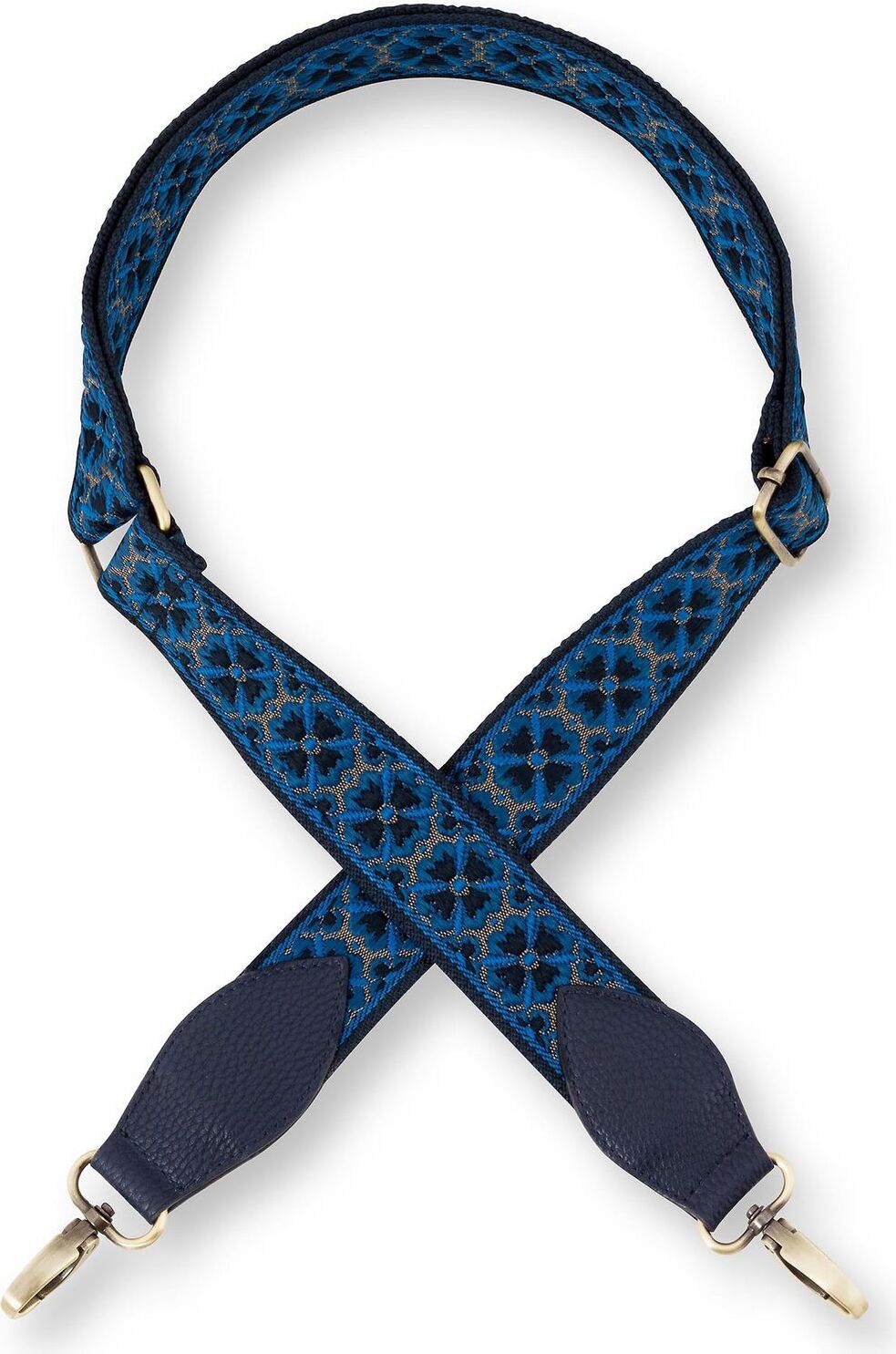 Pip Studio Embroidery Strap Flower Blue 140x3.8cm 51.273.427