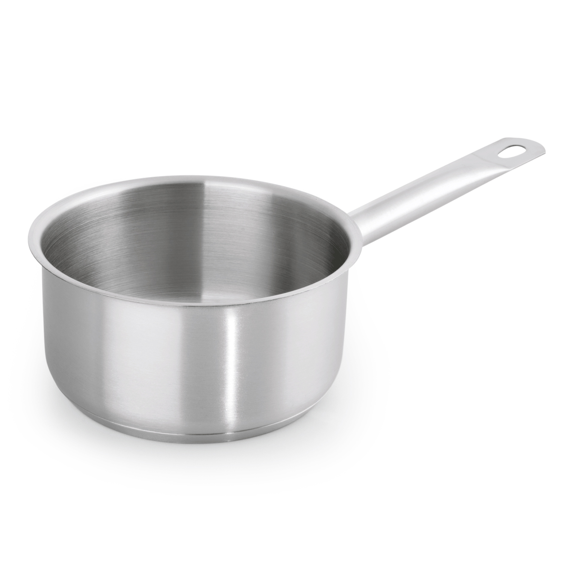 Wasa Kasserolle / Stielkasserolle, CNS, Ø 16-24 cm wählbar, Serie 53 : Flache Stielkasserolle, Ø 20 cm, 3,0 ltr. Variante: Flache Stielkasserolle, Ø 20 cm, 3,0 ltr. 5320200