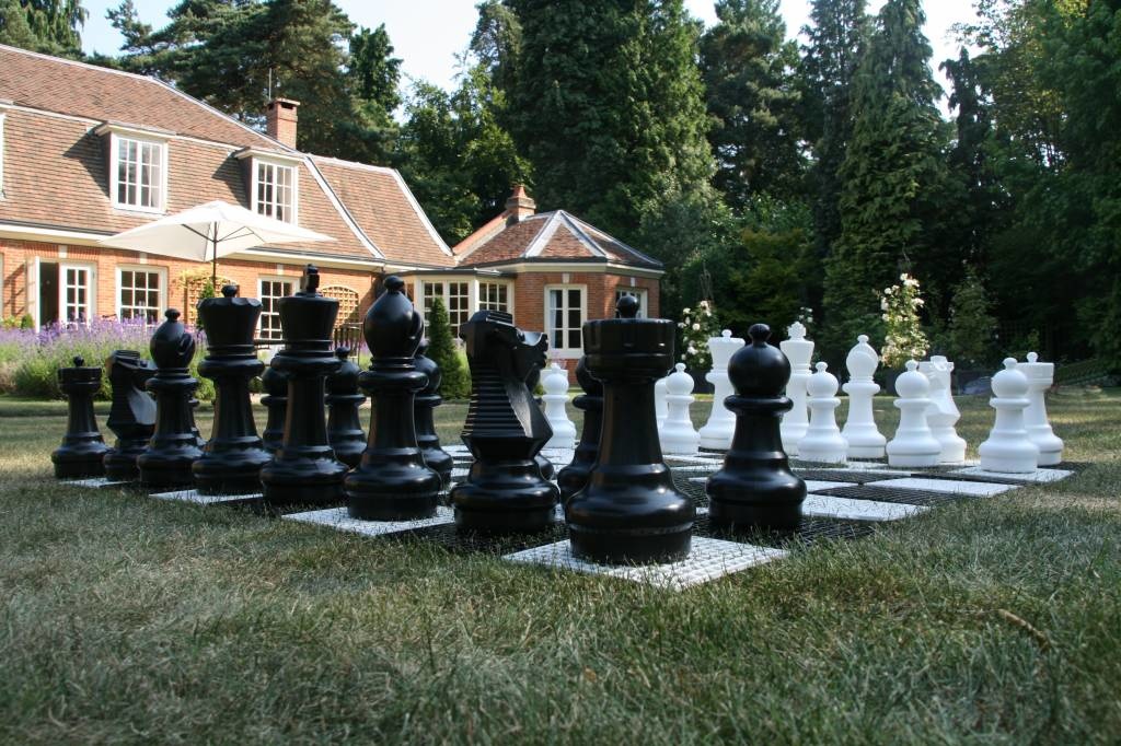 alldoro - XXL Garten Schach mit Tragetasche, inkl. Spielfeld