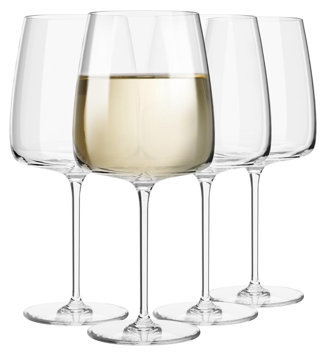 Krosno Glass KROSNO Modern Weingläser, 4er-Set, 650 ml
