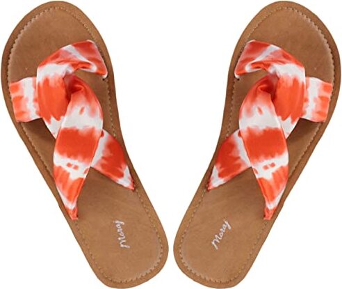 Damen Sandalen Pantoletten Sommer Hausschuhe Schuhe Eva Sole Moraj - 1500-007 - Orange - 36-37