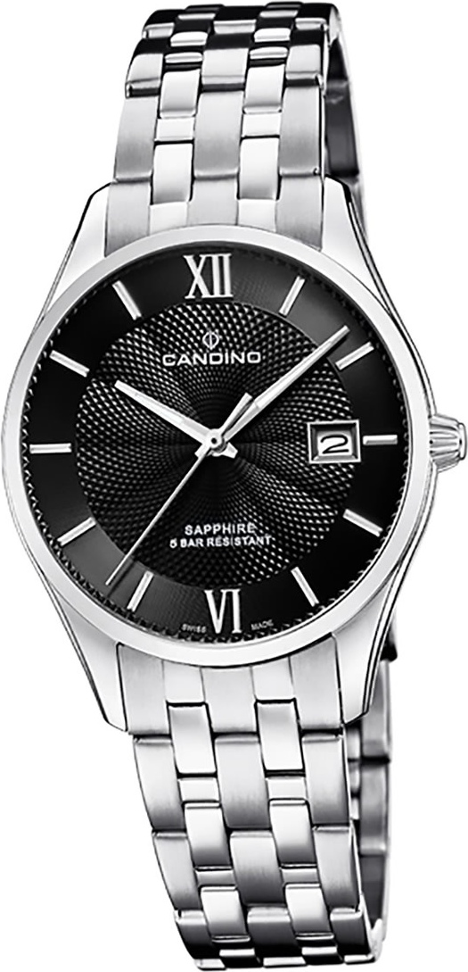 Dámske analógové náramkové hodinky Candino z nehrdzavejúcej ocele strieborné Classic D2UC4730/3