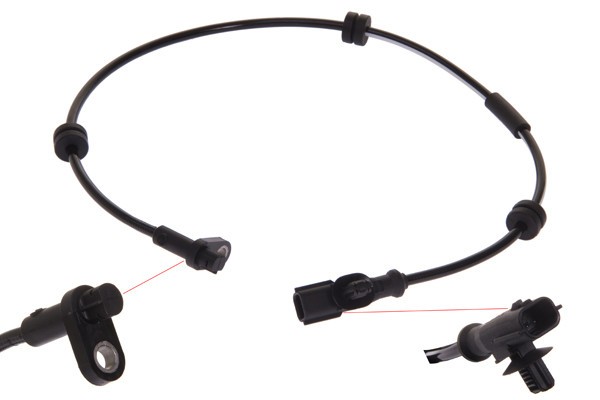ABS-Sensor Hinten von NK (292559) Sensor Bremsanlage Drehzahlgeber, Drehzahlgeber, Raddrehzahlgeber, ABS-Geber, ABS-Sensor