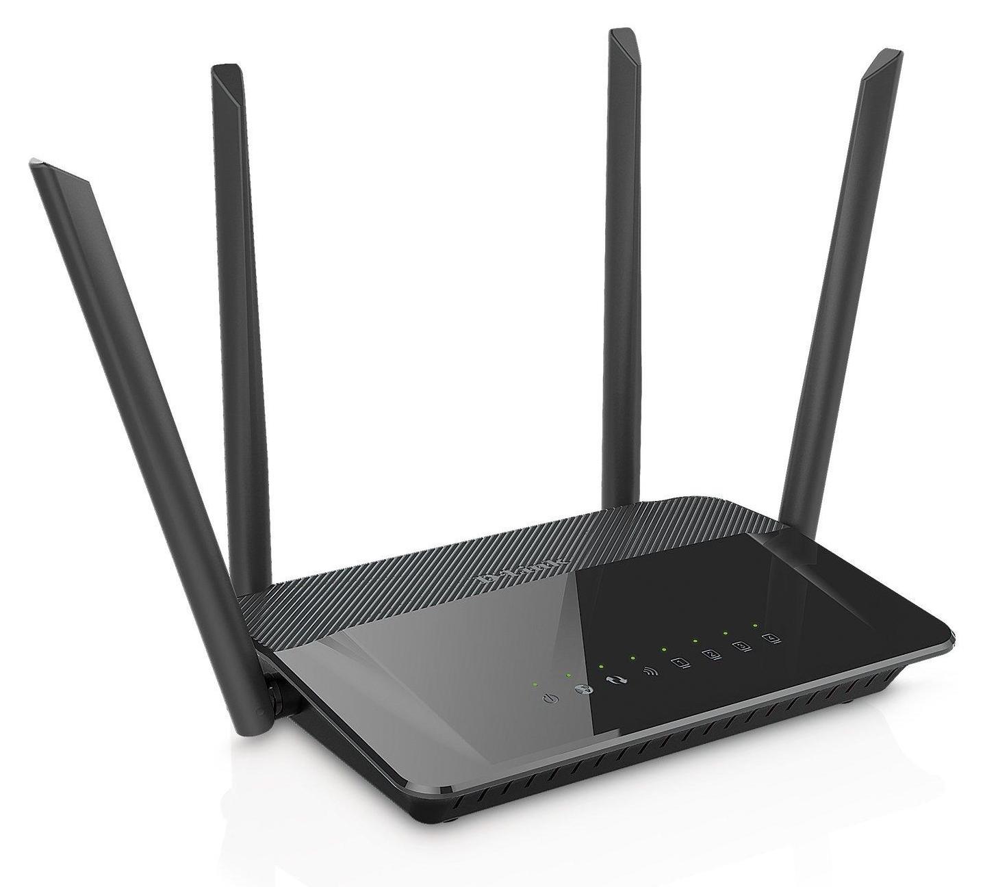 D-Link AC1200 Dual Band, Wi-Fi 5 (802.11ac), Dual-Band (2,4 GHz/5 GHz), Ethernet/LAN, Schwarz DIR-842