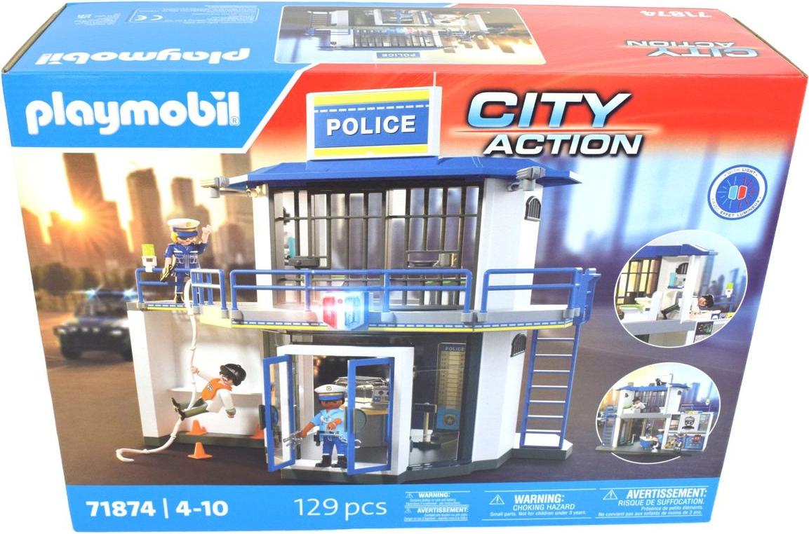 PLAYMOBIL 71874 Polizeiwache mit Fahndungsraum