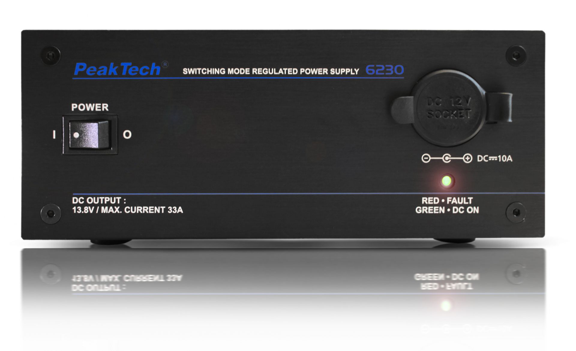 PEAKTECH 6230 Schaltnetzteil für Funkausrüstungen, 10 P 6230