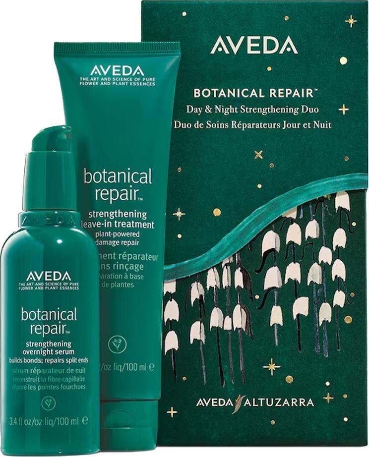 Aveda Botanical Repair Set Kräftigendes Nacht-Haarserum, 100 ml + Kräftigende Leave-in Haarkur, 100 ml
