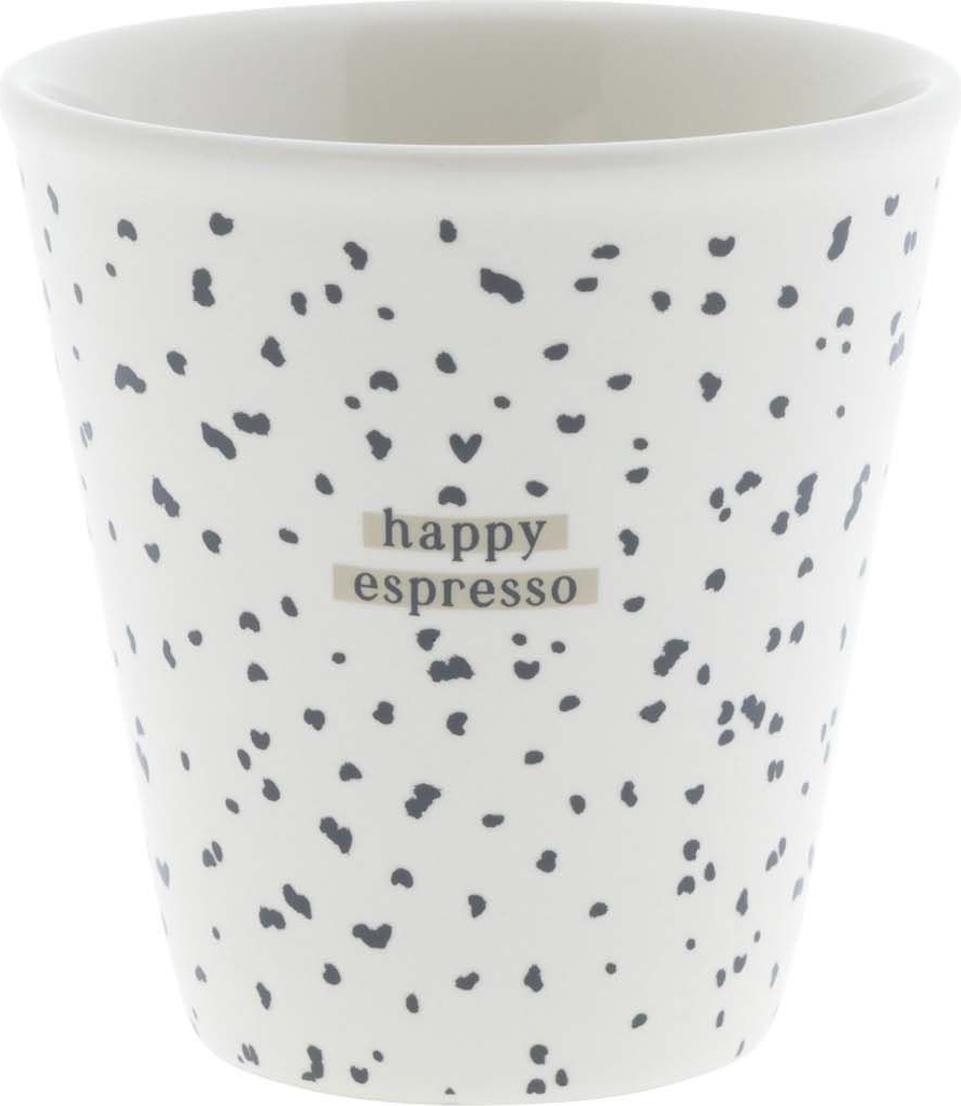 Espressobecher ohne Henkel HAPPY ESPRESSO für 80ml Bastion Collections RJ/ESPRESSO 511 BL