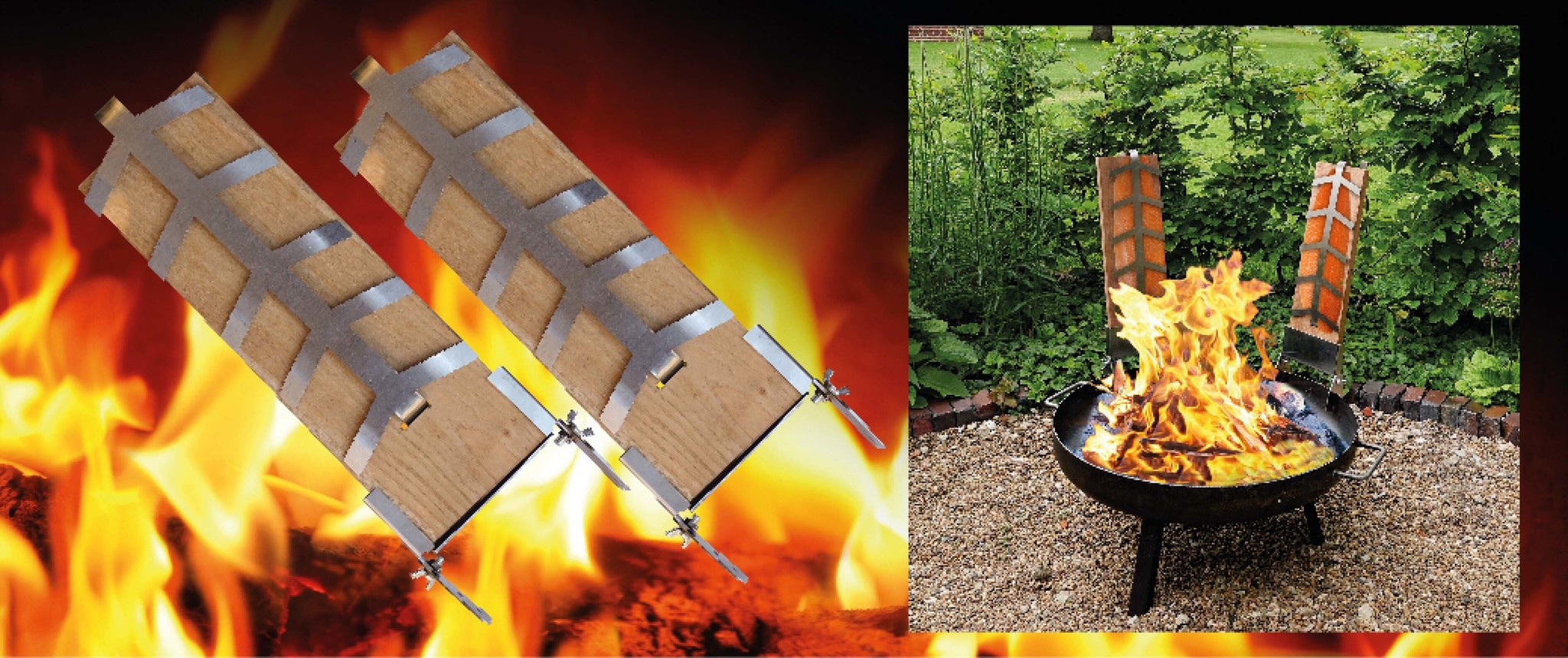 Shopping4u-24 Flammlachs-Set 2-teiliges Flammlachsset 2354 288265