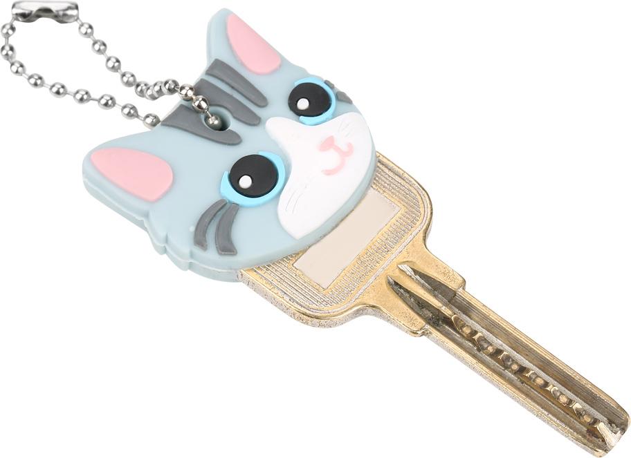 Cocosity 1 Stck Niedlicher Welpen-Mops-Katzen-Schlsselanh?nger Schlsselbund Schlsselbund - Mode Auto Tasche Handtasche Anh?nger