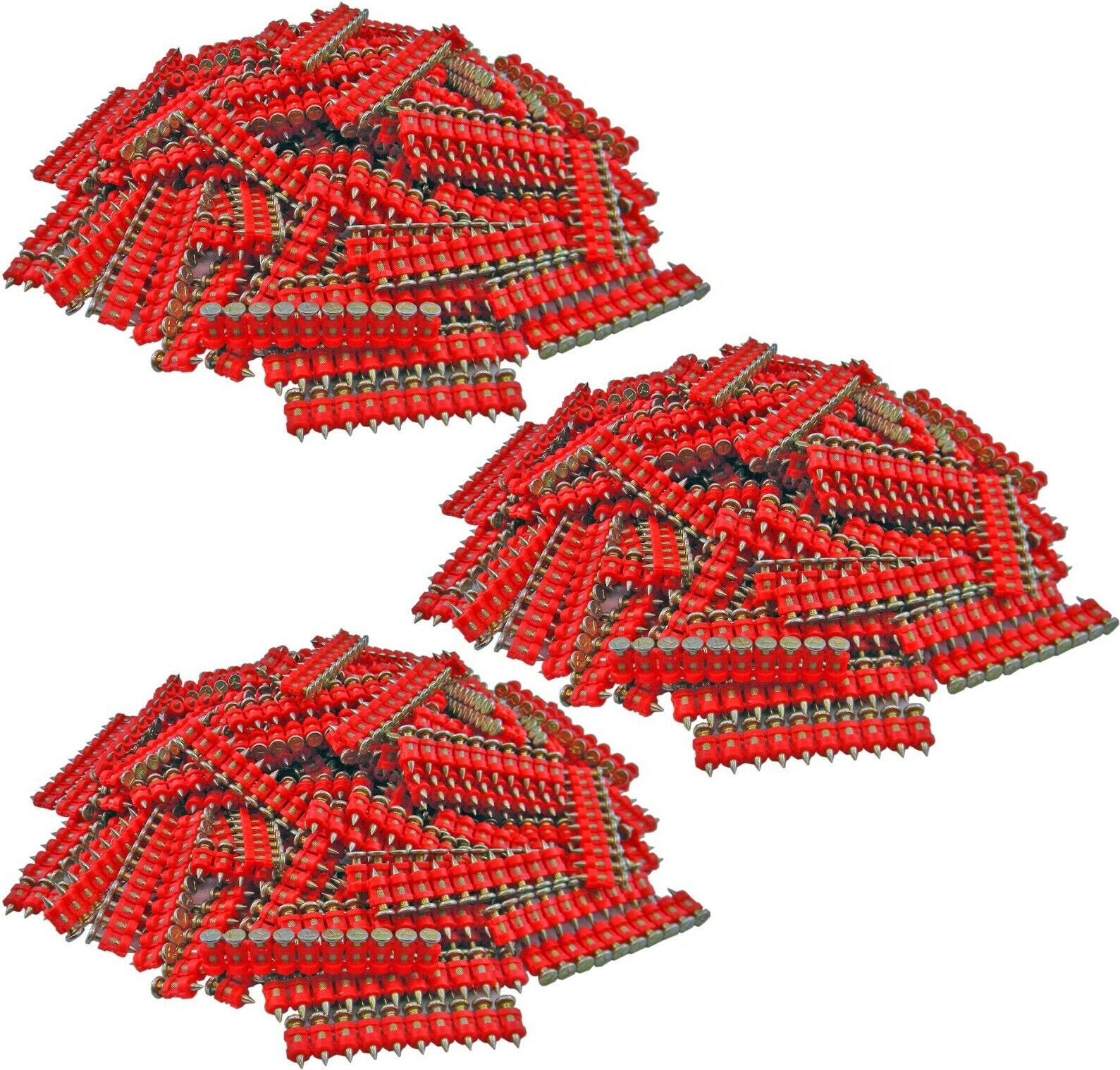 Hangato GmbH Betonnägel 15mm Stahlnägel Nageldurchmesser ø3mm 3000St. magaziniert HB42 HB42_3000_15