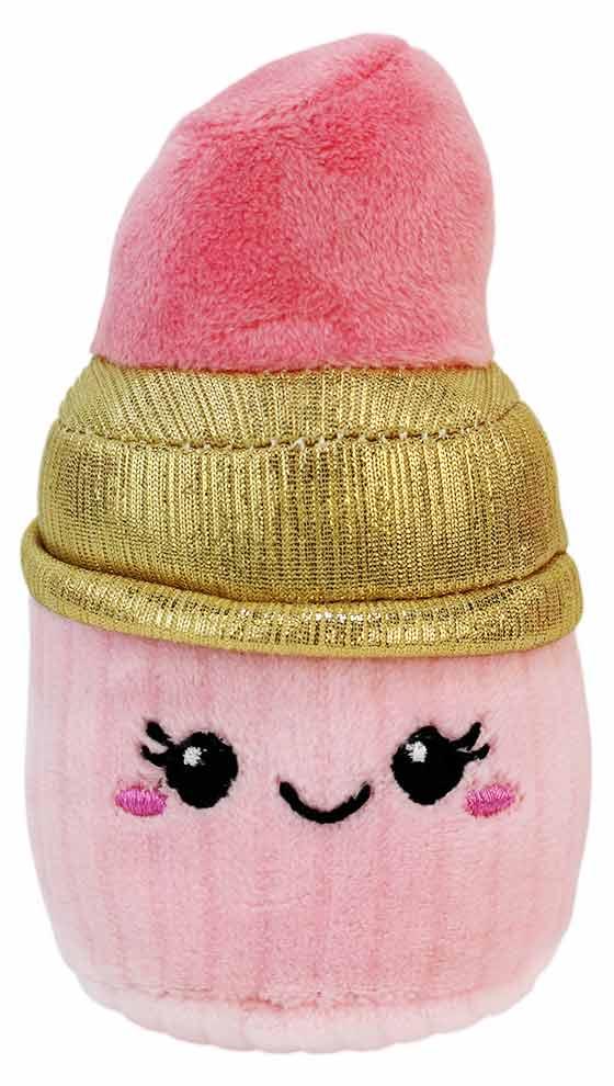 Toys Amsterdam Plüschtier Lippenstift kawaii rosa - ca. 10 cm
