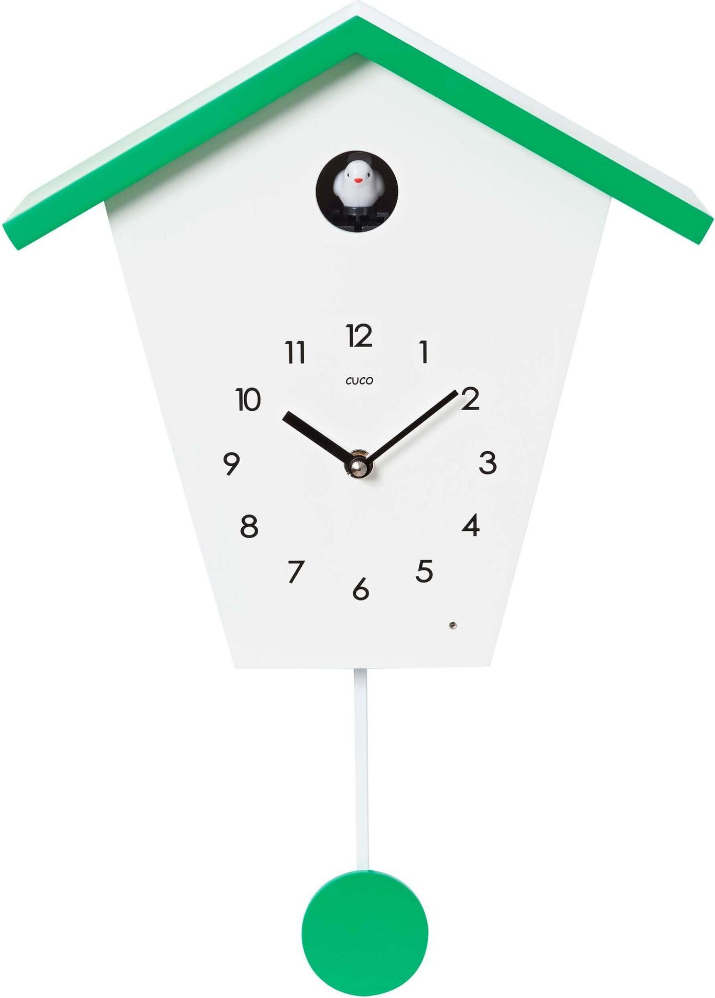 Cuco Clock Kuckucksuhr SCHWARZWALDHAUS 37,5× 23 × 11,4cm, mit Pendel Wanduhr moderne Kuckuckuhr Schwarzwalduhr 42513459027640