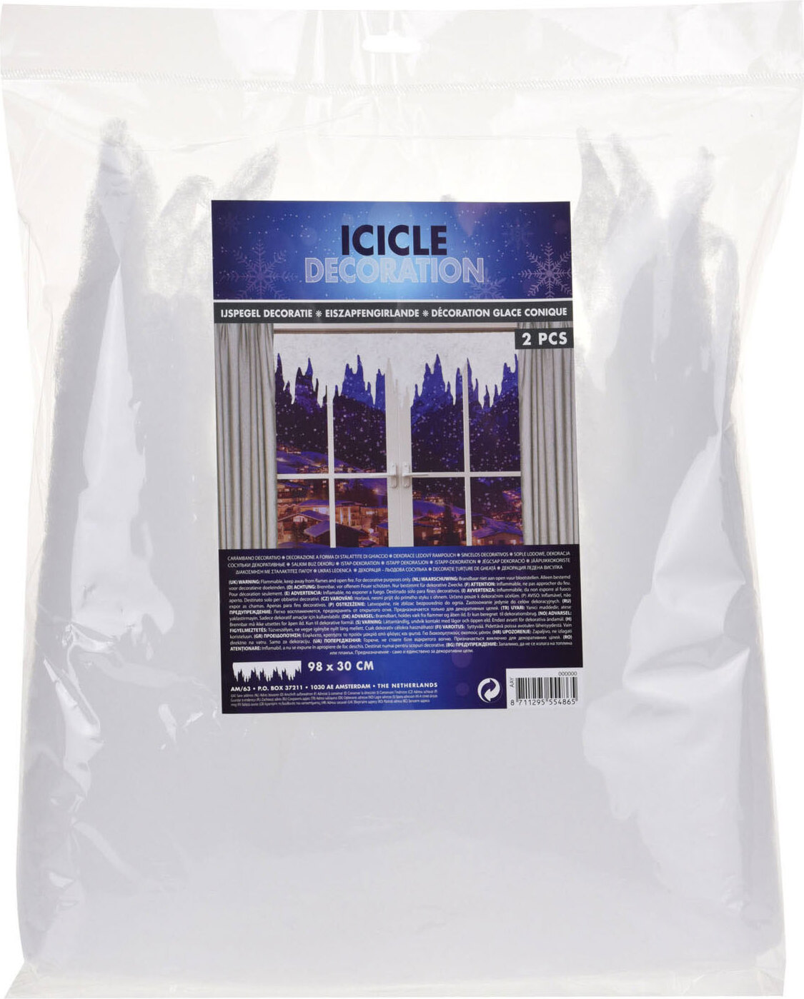 NoBrand Ijspegel Singer Round, 98x30 cm