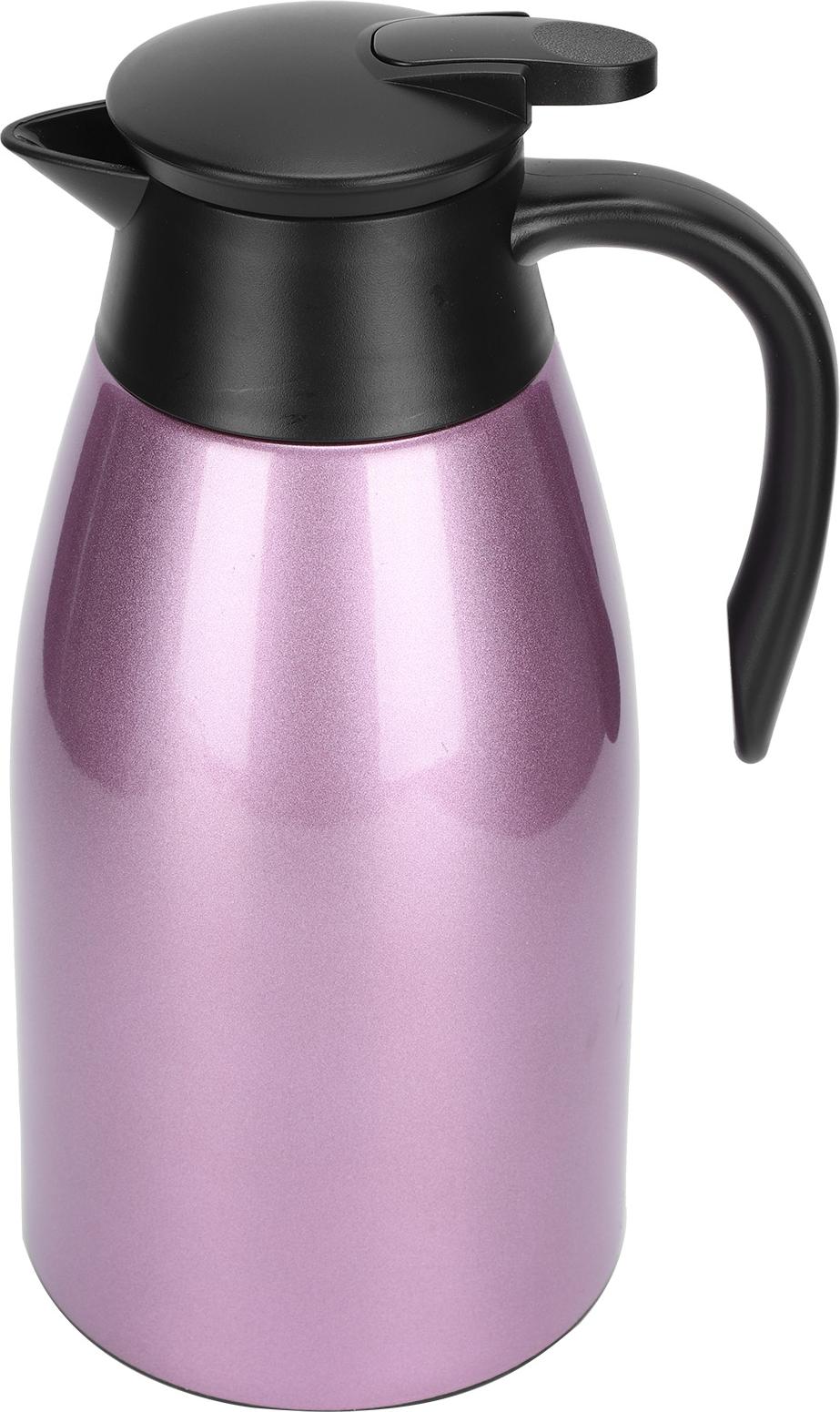 Cocosity 2L große Kapazität isoliert heißes Wasser Topf innere Edelstahl thermische KaffeeflascheLila 2L