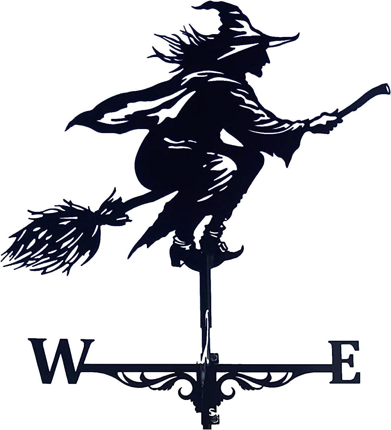 Wetterfahne Fledermaus Design - Vintage Metall Für Garten & Dach