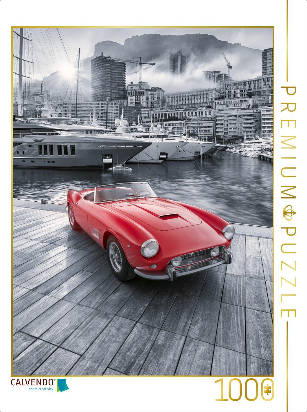 CALVENDO Puzzle Monaco, ein Hauch von Exklusivität | 1000 Teile Lege-Größe 64x48cm Foto-Puzzle für glückliche Stunden