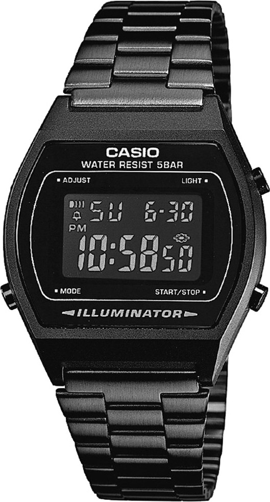Armbanduhr schwarz Casio Collection Retro Design B640WB-1BEF 24899