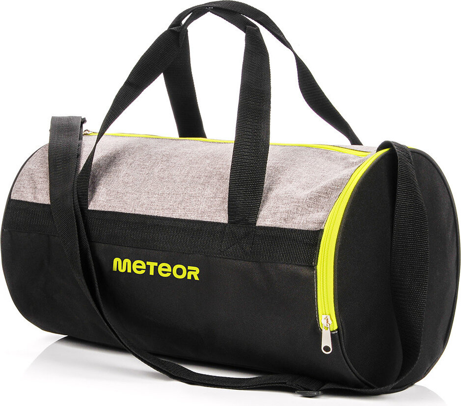Sporttasche, Fitnesstasche, Trainingstasche Meteor Siggy 25L grau / grün 74554